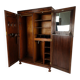 Stunning English Art Deco burr walnut wardrobe by Waring & Gillow – c.1900–1932