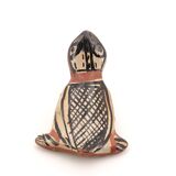 Moroccan Ideqqi ceramic frog, 1970s