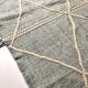 Moroccan Berber carpet Kilim Zanafi water green and ecru 2.7x1.57m
