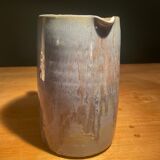 Large pitcher, pot, carafe, blue glazed ceramic pitcher