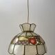Suspension in mother-of-pearl and brass fruit patterns 60s