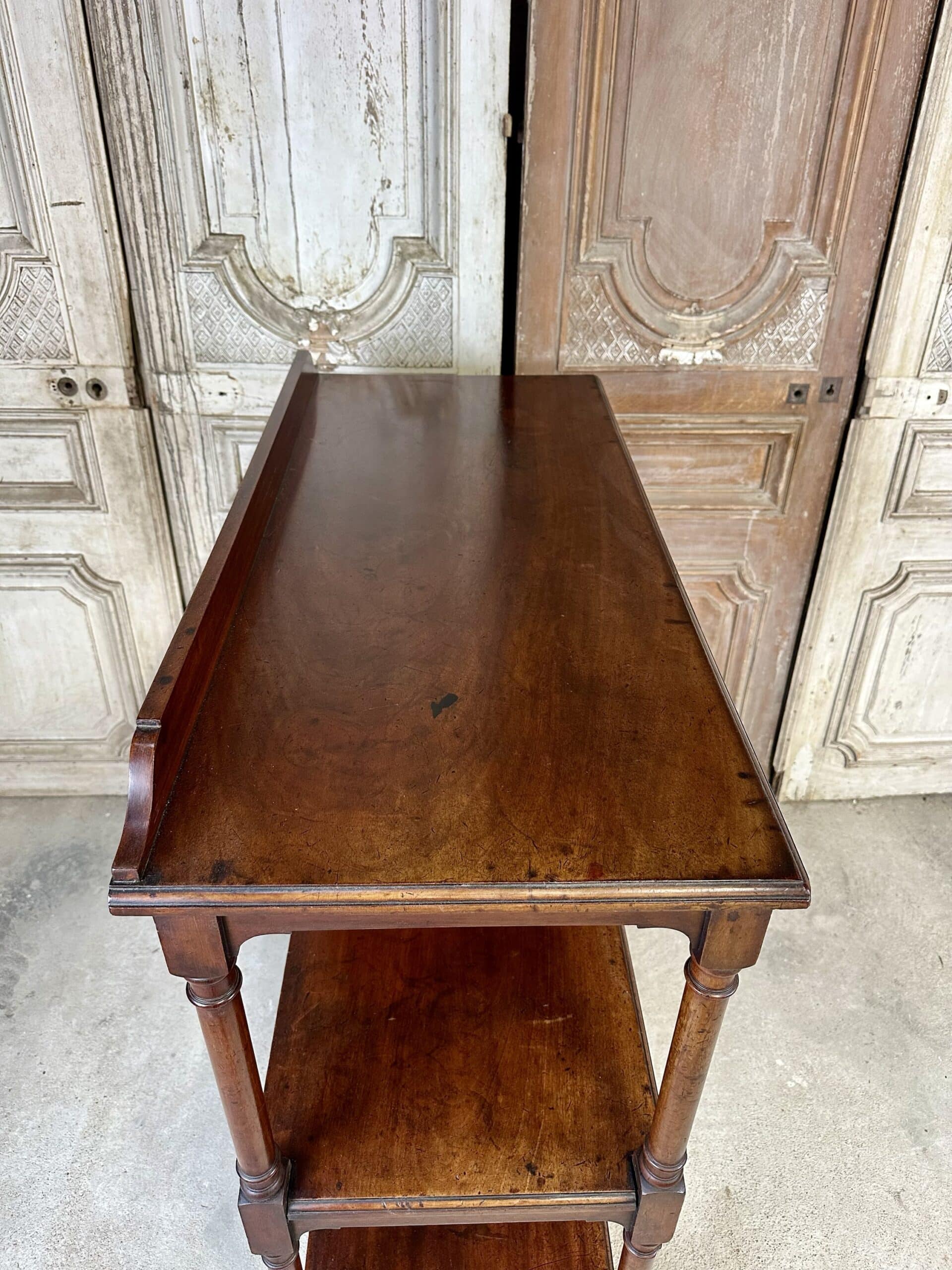 English mahogany sideboard, circa 1900