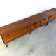 Large mid-century teak lowboard by RT Möbel, 1960s - Denmark