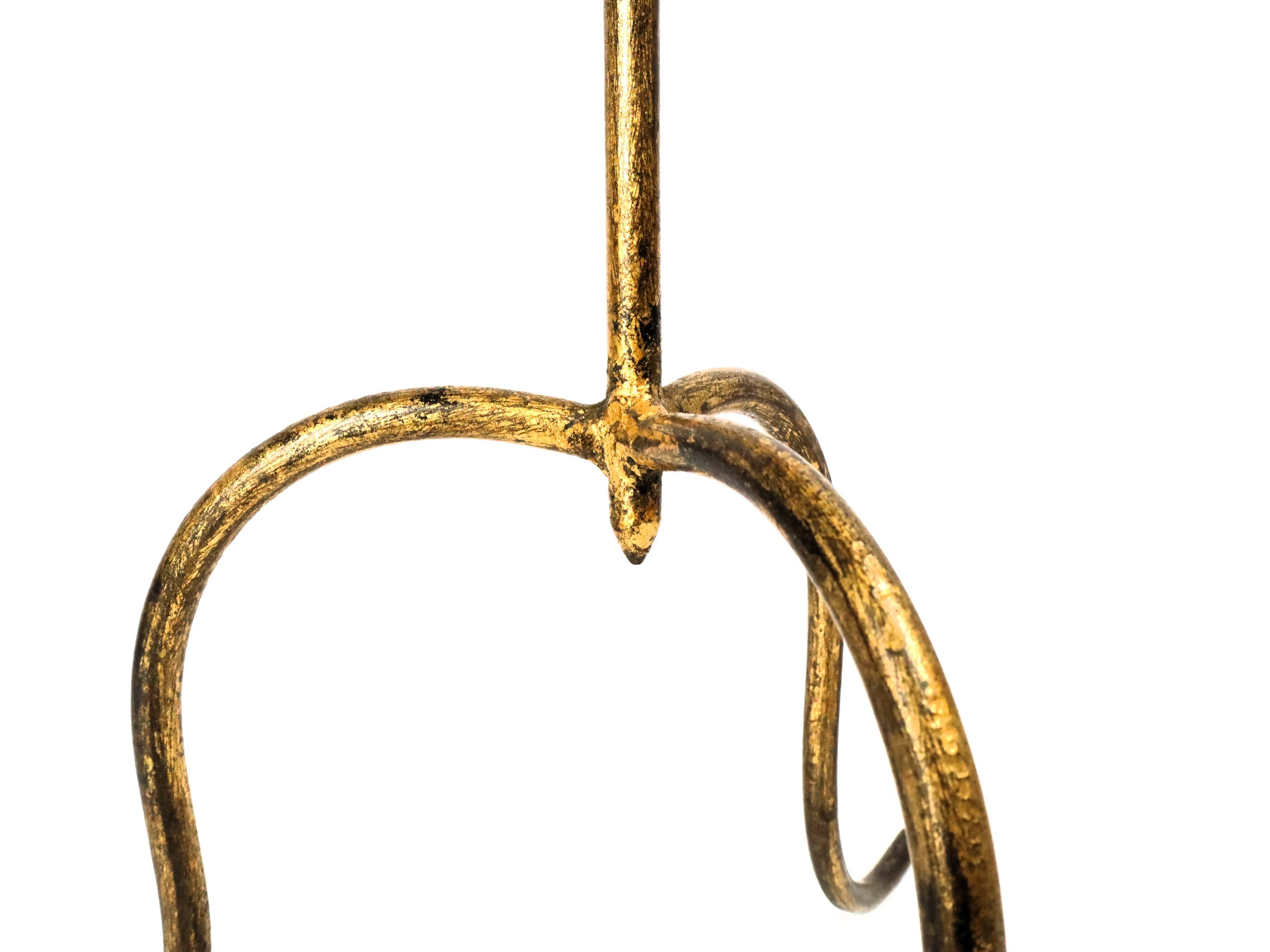 Golden metal Martini table 1950