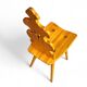 Cepelia Tiroler chairs / table / set of 5 / Poland 1960s / marked
