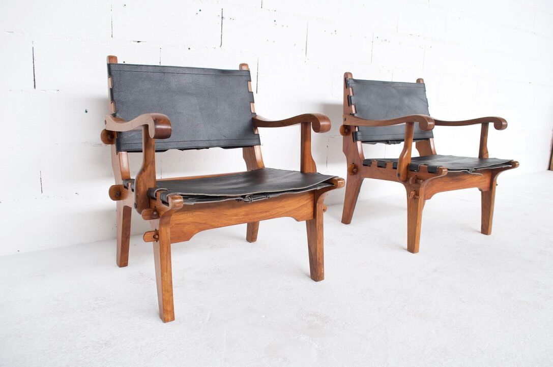 Pair of armchairs by Angel Pazmino circa 1960