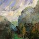 Tableau « Massif Alpin », Robert Barré, 1966, Huile sur toile