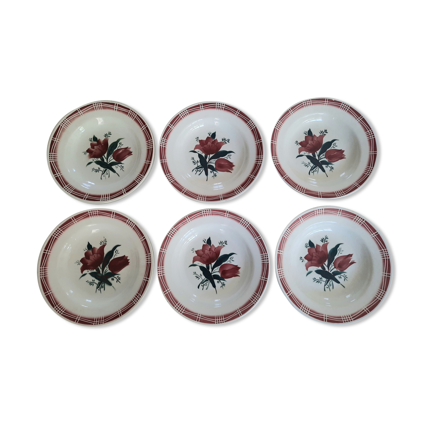 Vintage hollow plates