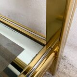 Golden coffee table style of Pierre Vandel, 1970s