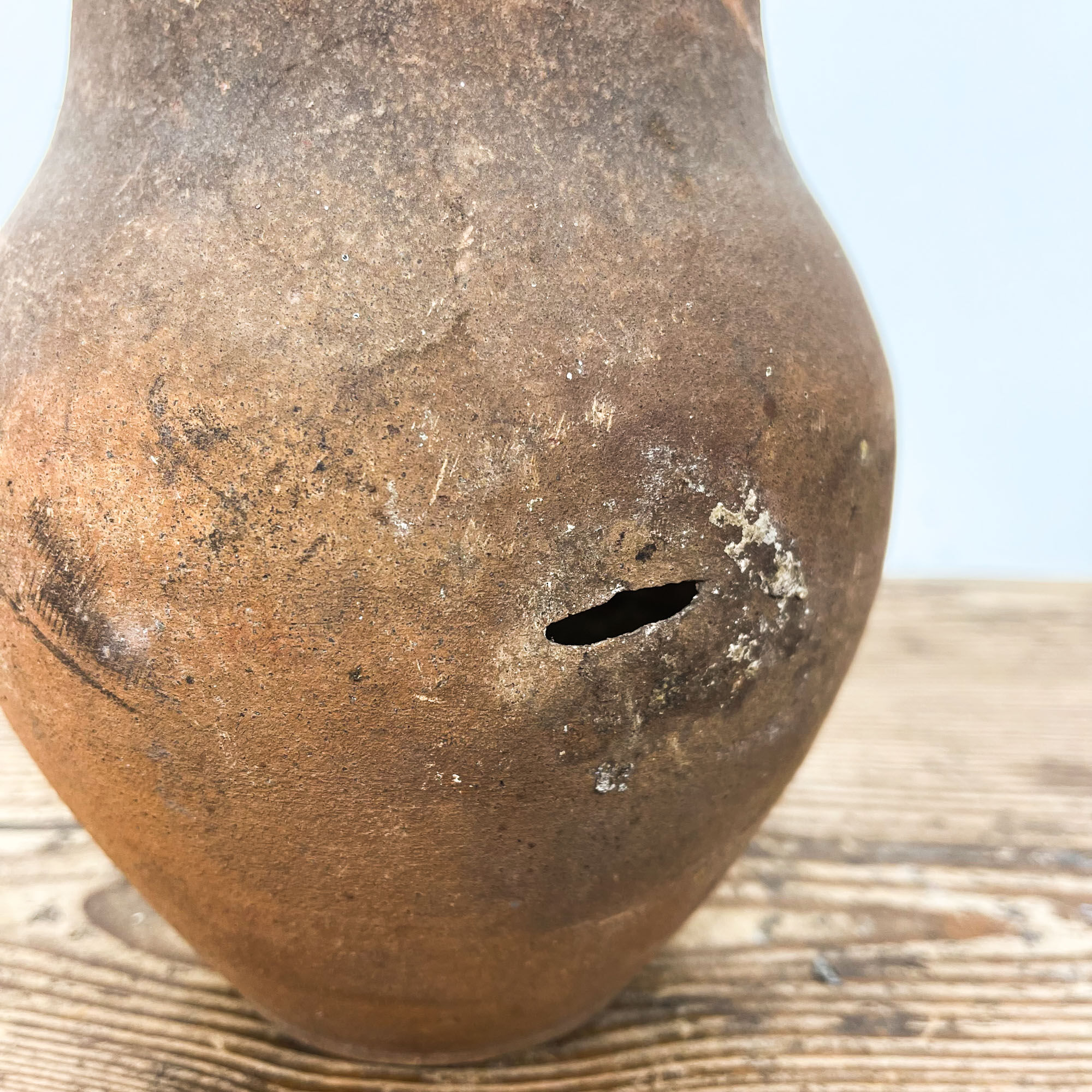 Batch of 9 antique terracotta vases