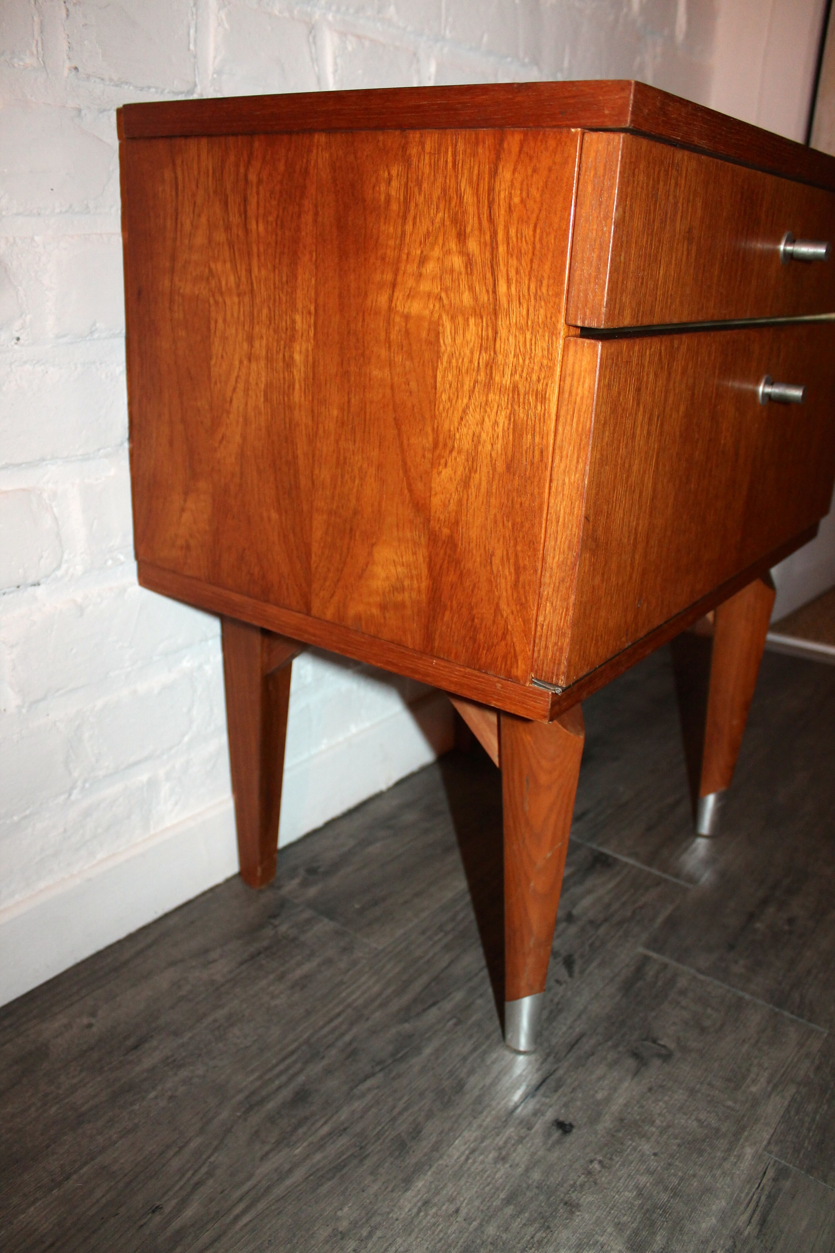 Old Vintage 60's bedside