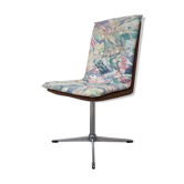 Vintage late mid century 80s chrome desk chair danish Habitat Conran