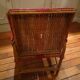 Small children's rattan armchair, vintage 60s