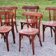 Set of 5 Stella bistro chairs from the 50s