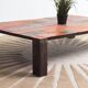 Vintage colorful metal coffee table