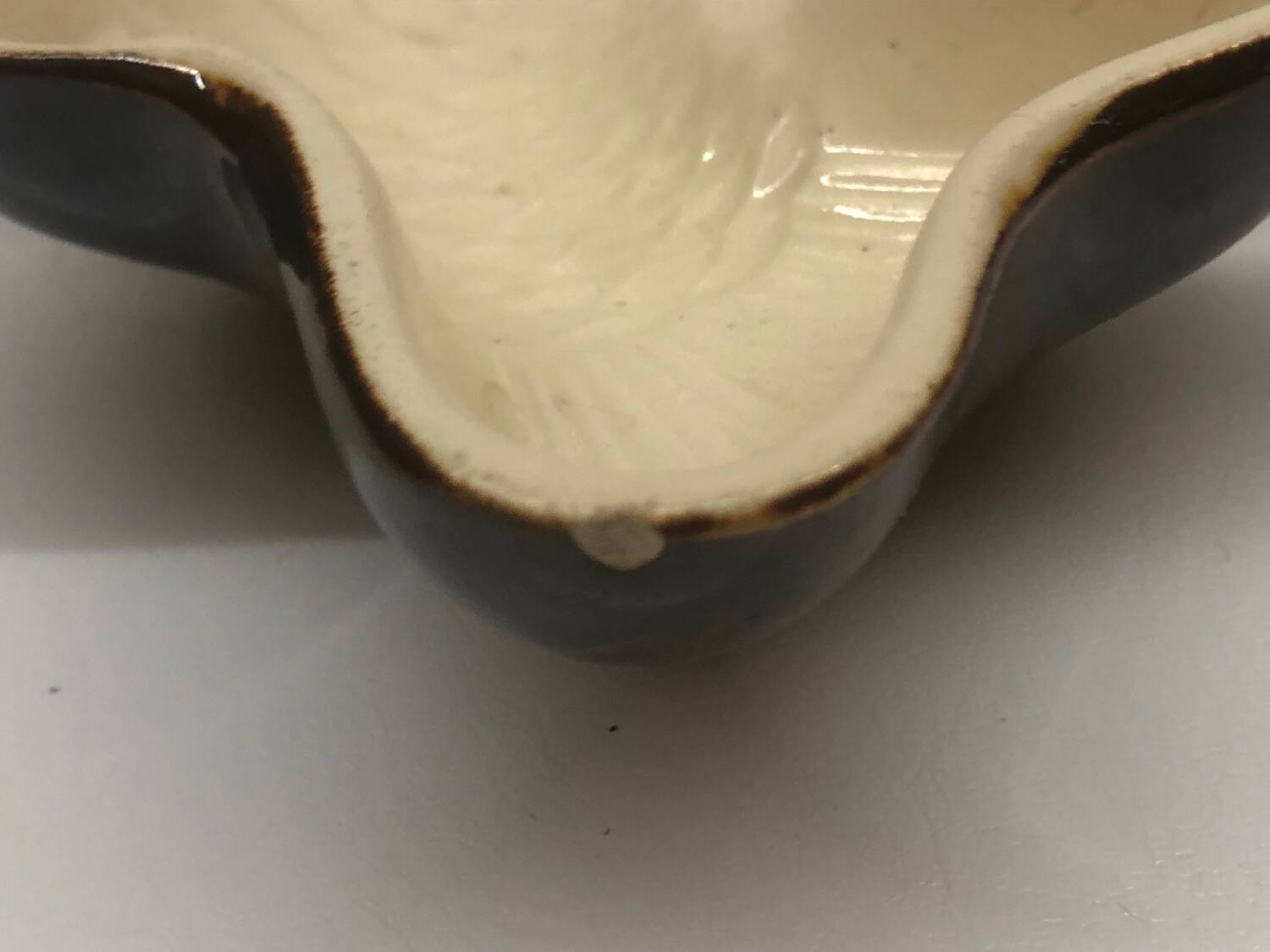 Vintage zoomorphic fish dish