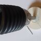 Vintage black bellows metal wall spot 1970