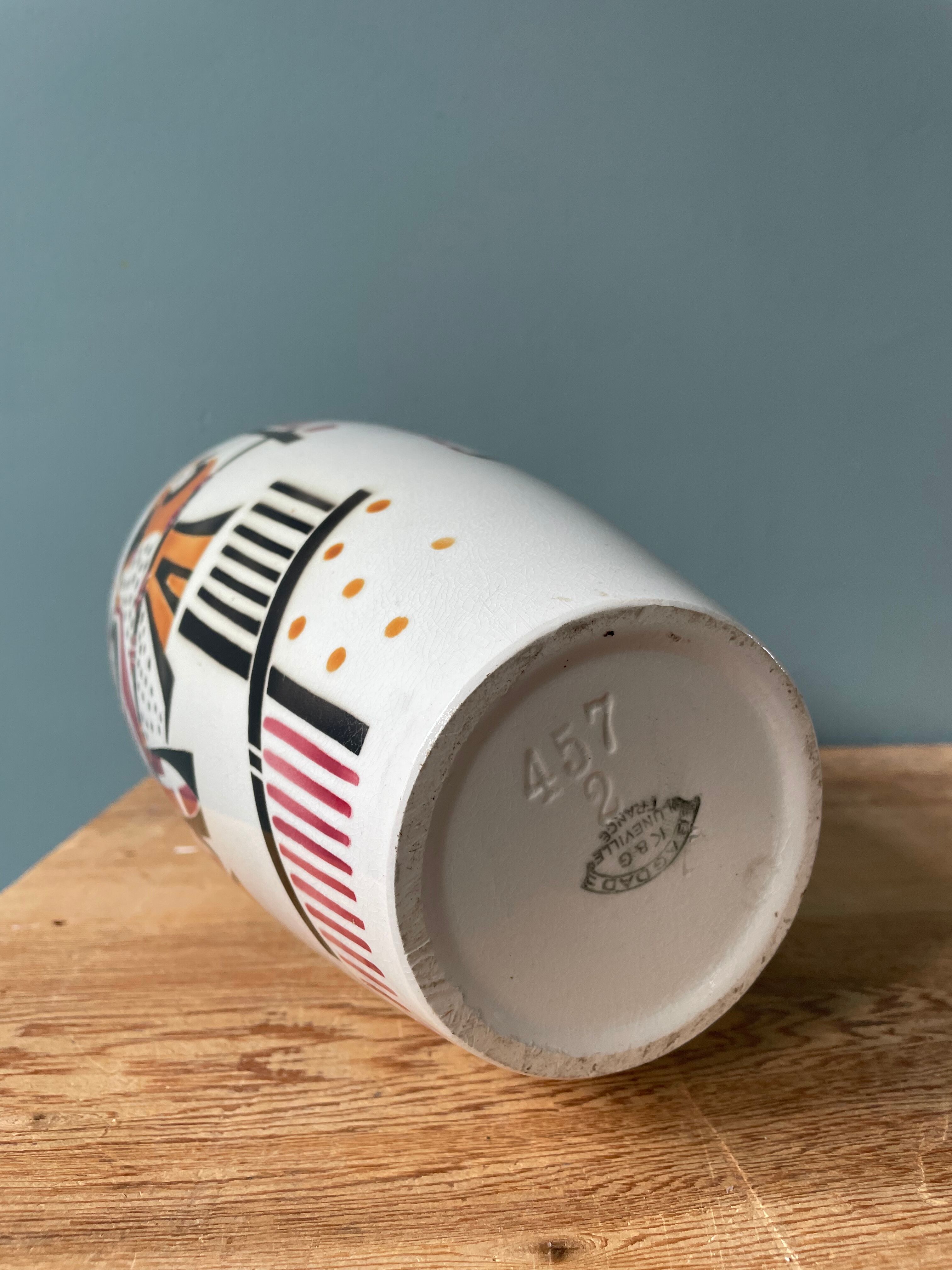 Art Deco vase Keller and Guérin, Lunéville, 1930