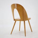 Chaise Antonin Suman des années 1960 en noyer, Tchécoslovaquie