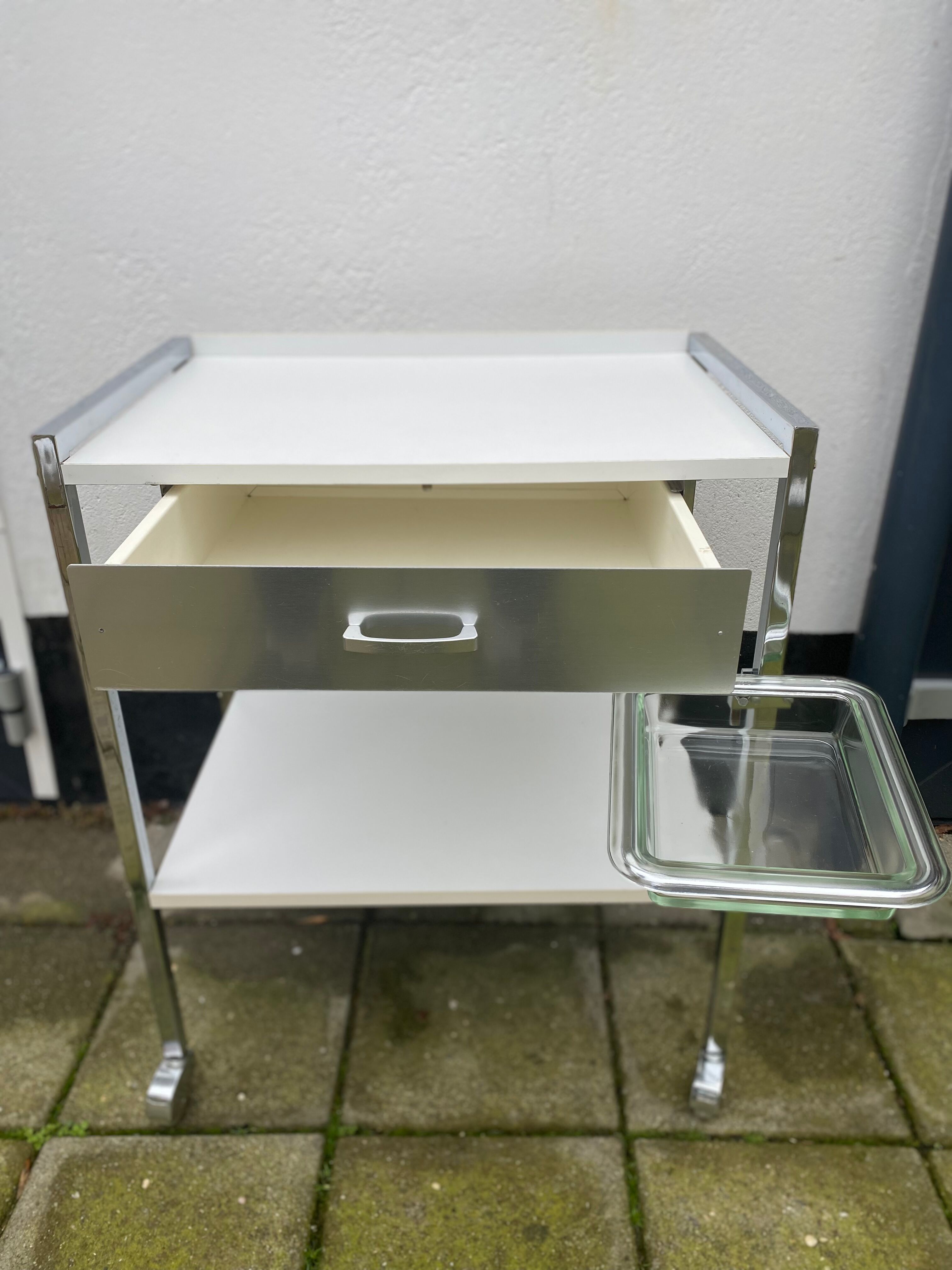 Vintage Industrial Trolley Cart