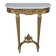 Petite console en marbre et bois doré, style Louis XVI – début XXe