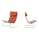 PK20 leather armchairs by Poul Kjaerhom for Fritz Hansen, Denmark 1968.