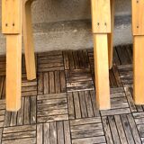 Pair of chair 66 design Alvar Aalto artek edition melaminé white