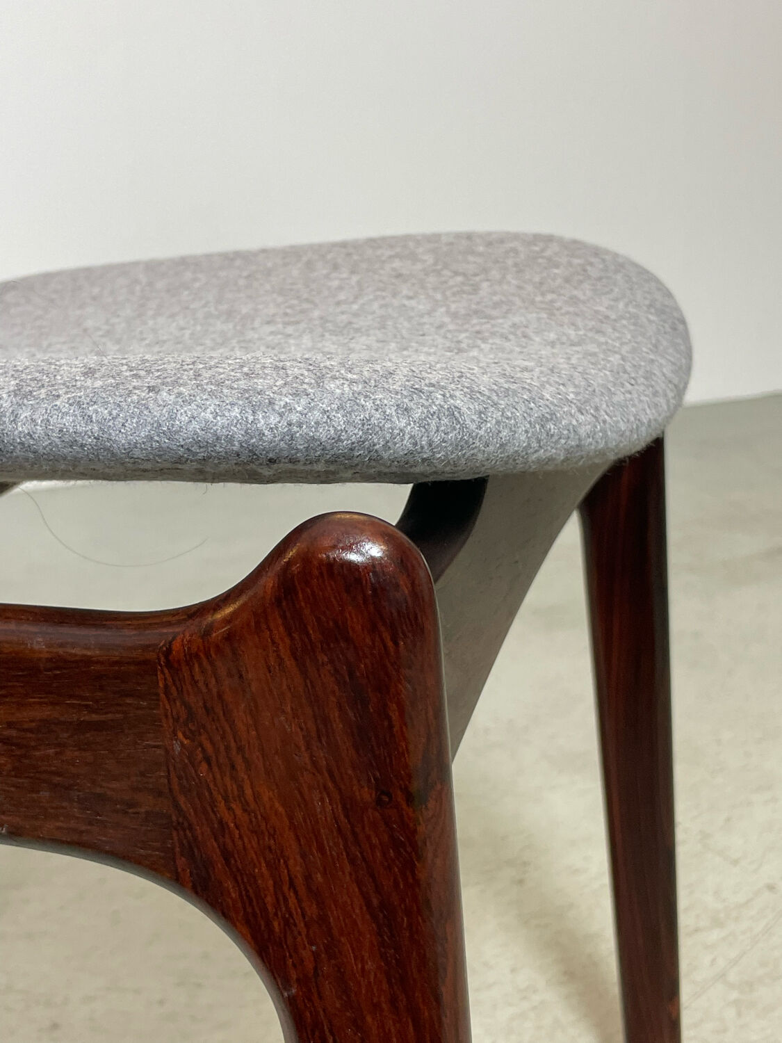 Danish mid-century palisander dining chair model 49 by erik buch for o.d. mobler, 1960s