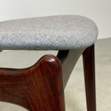 Danish mid-century palisander dining chair model 49 by erik buch for o.d. mobler, 1960s