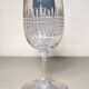 6 verres à vin en cristal de Baccarat, modèle Nancy