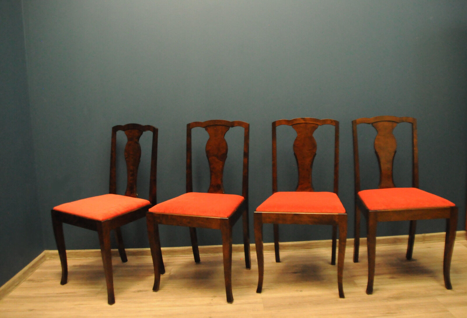 Set of 4 chairs by Oscar Edv Ekelunds Snickerifabrik AB Virserum, 1900
