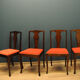 Set of 4 chairs by Oscar Edv Ekelunds Snickerifabrik AB Virserum, 1900