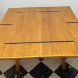 Table and 8 indoor chairs, colonial house, 1990.