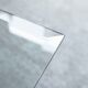 Glass & travertine dining table by Willy Ballez