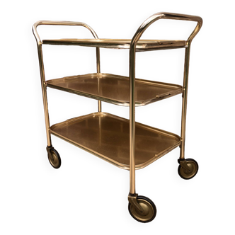 Gold Metal Serving Cart Carefree England