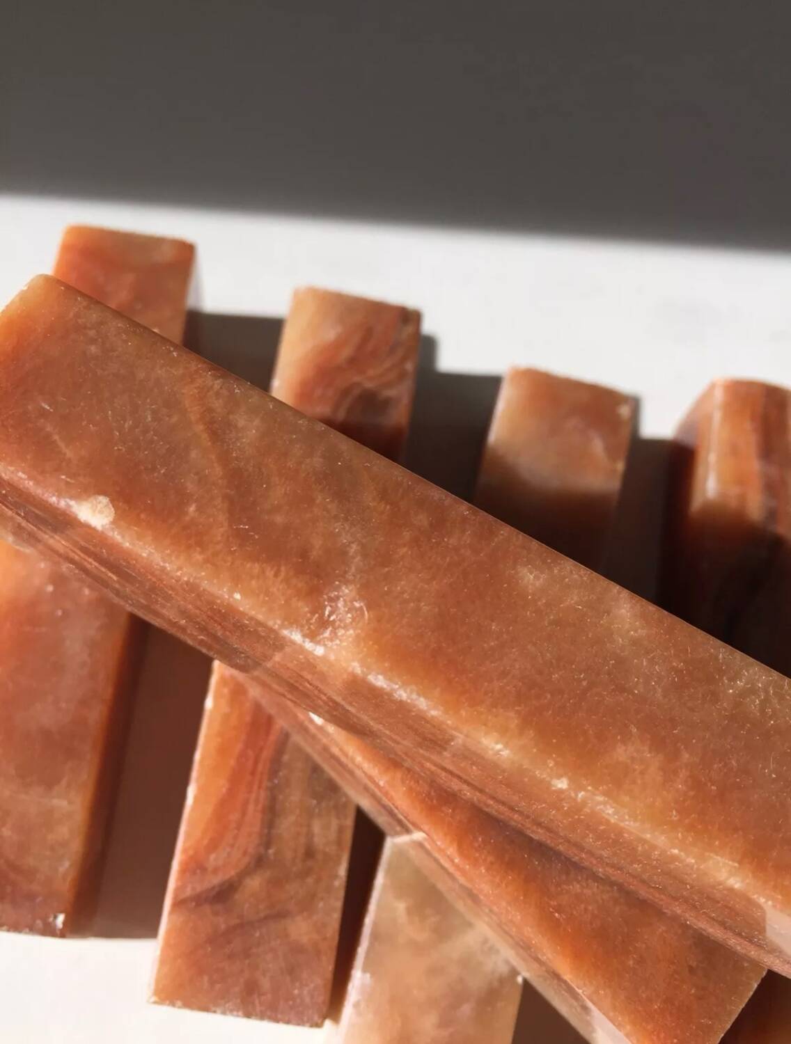 Porte-couteaux en marbre vintage