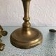 Duo de bougeoirs en bronze anciens