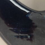 3 iridescent ceramic swallows