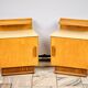 Set of two Art Déco nightstands by Jindřich Halabala, 1960s, Czechoslovakia