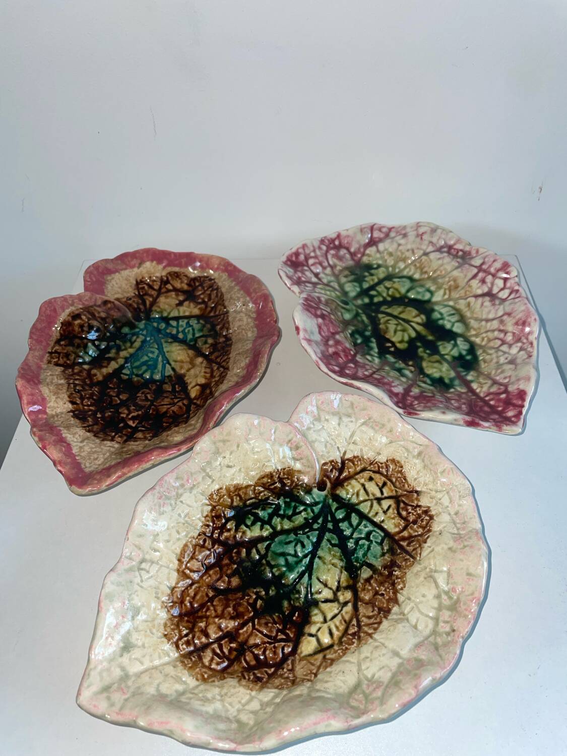 3 ramekins in earthenware