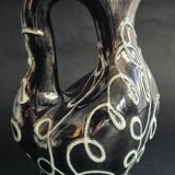 Vase Vallauris Noir brillant