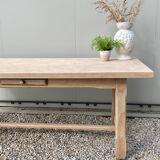 Sanded farmhouse table extensions 275 cm