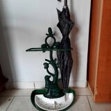 Enamelled cast iron umbrella door 30s