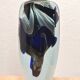 Murano type blue glass vase