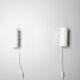 C-1582 Tubular Wall Lamps In White By Raak Amsterdam, The Netherlands 1960S
