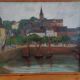 Painting by trouville normandie