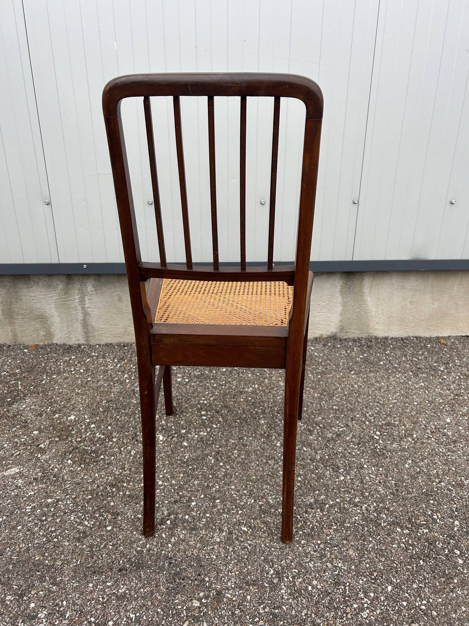 caned chair 1900