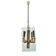 Suspended lamp in the style of Pietro Pietro, Italy, 1940s.