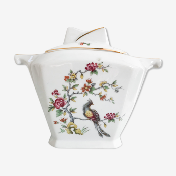 Sucier porcelaine oiseau