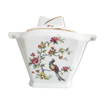 Sucier porcelaine oiseau